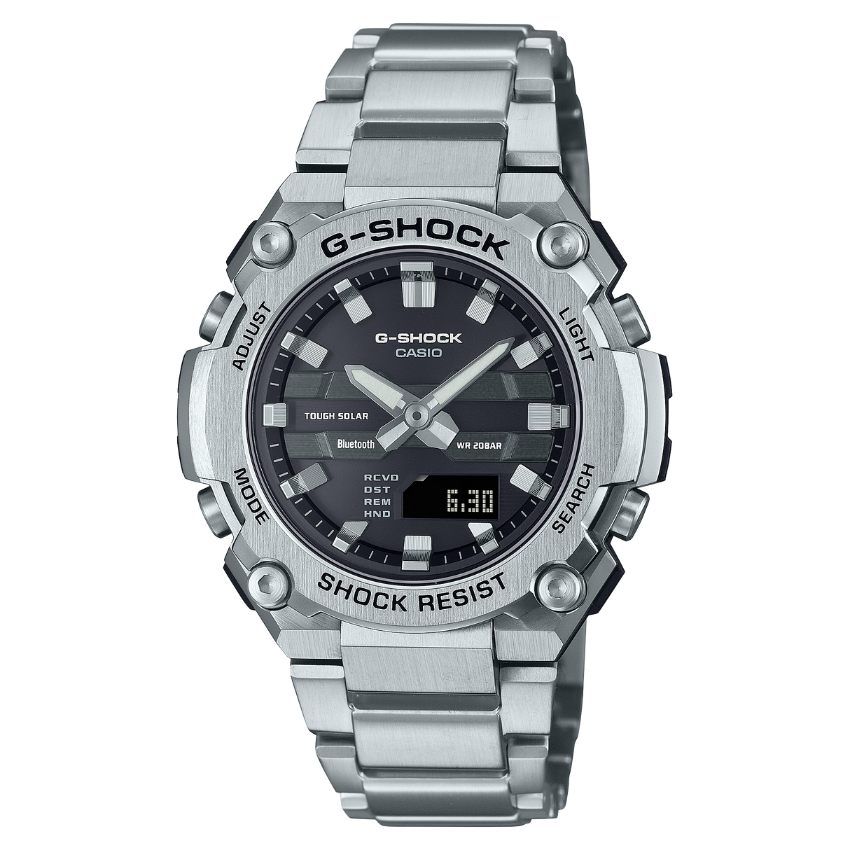 GST-B600D-1A Reloj G-Shock de caballero correa de acero inoxidable