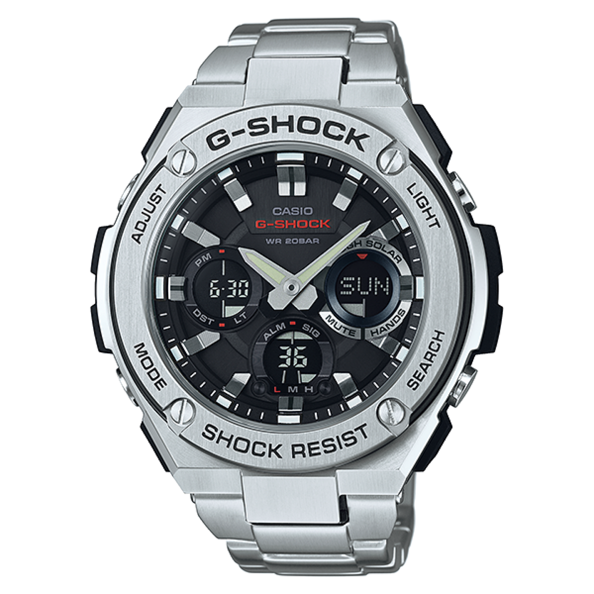 GST-S110 Reloj G-Shock de caballero pulsera de metal