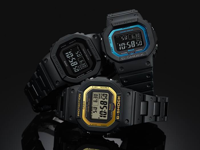 GW-B5600 Reloj G-Shock Pulsera de Caucho para Hombre Digital