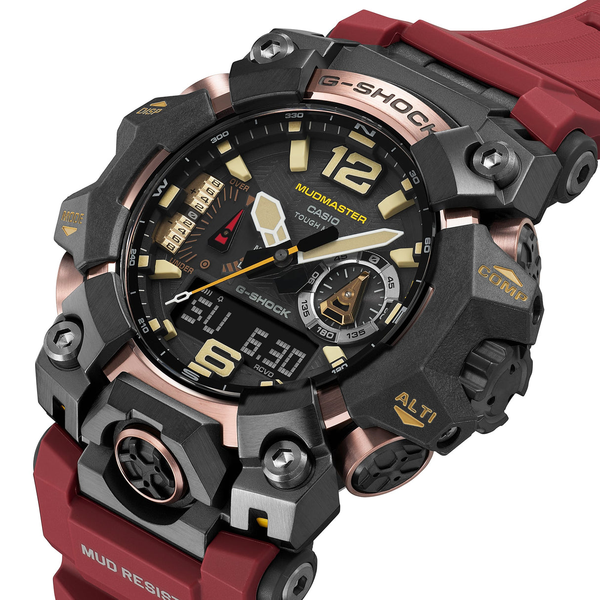 GWG-B1000TLC-1A Reloj G-Shock Master of G de hombre correa de caucho Land Cruiser Toyota