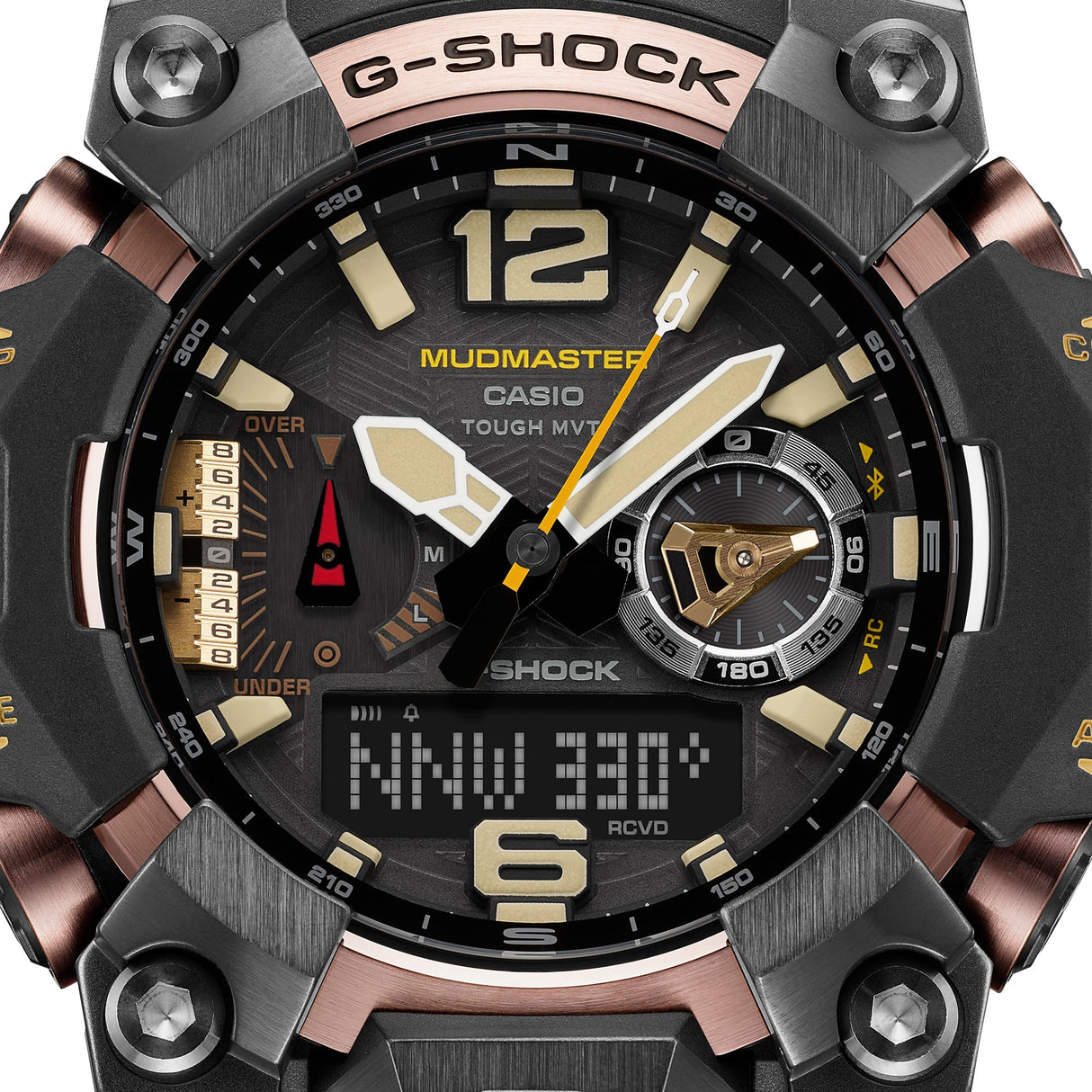 GWG-B1000TLC-1A Reloj G-Shock Master of G de hombre correa de caucho Land Cruiser Toyota