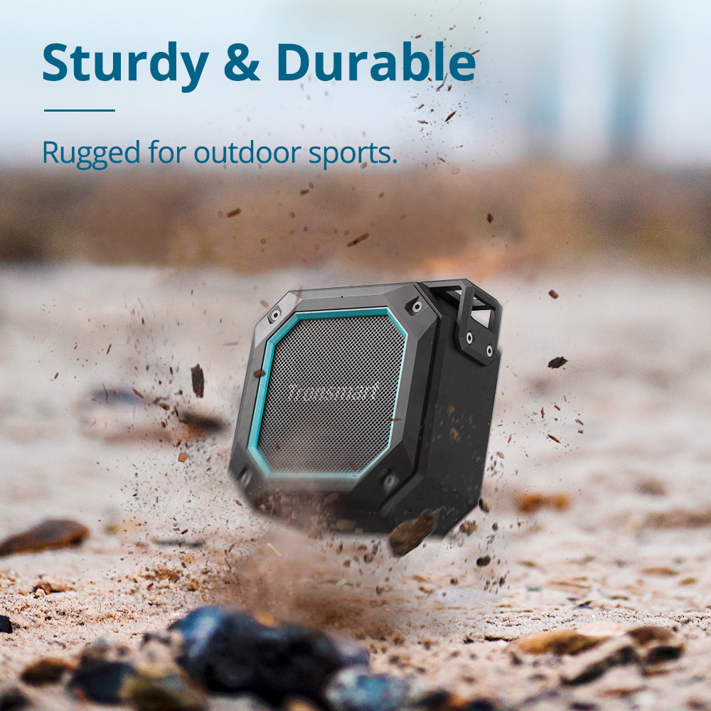 795824 Mini Bocina Tronsmart Groove 2 para ducha conexión bluetooth y auxiliar