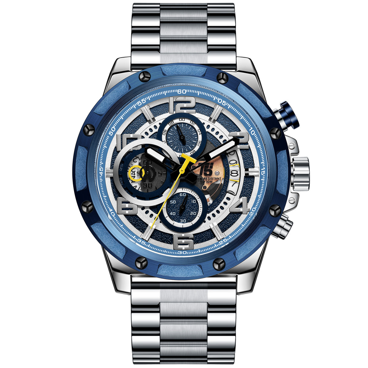 H3706G Reloj T5 para hombre pulsera de metal