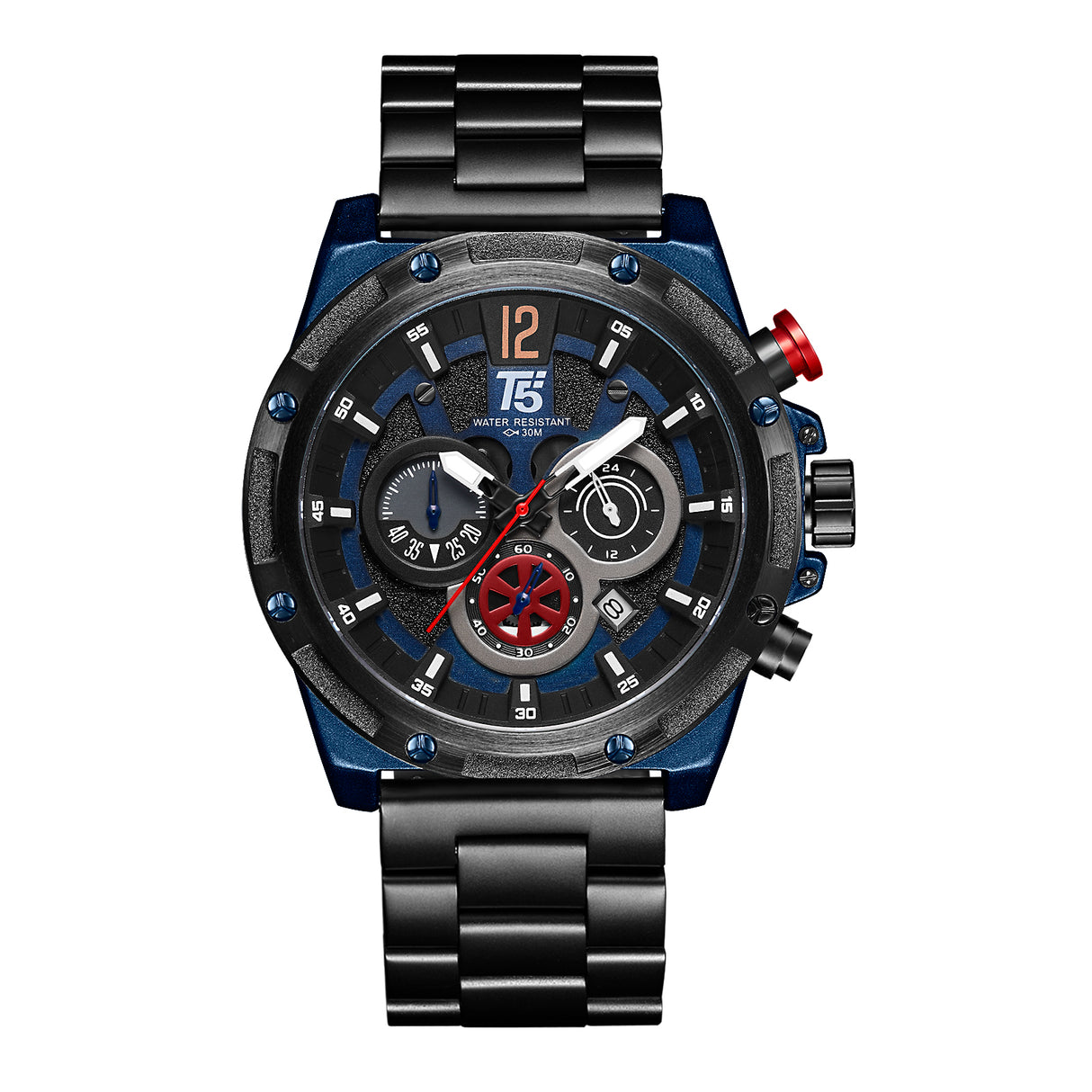 H3867G Reloj T5 para Hombre Análogo Pulsera de Metal