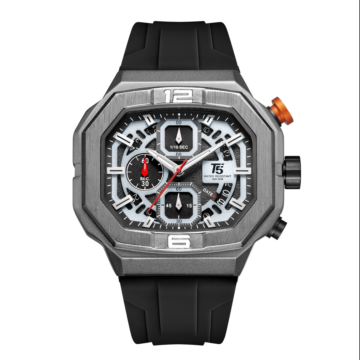 H3952G Reloj T5 psta caballero pulsera de metal