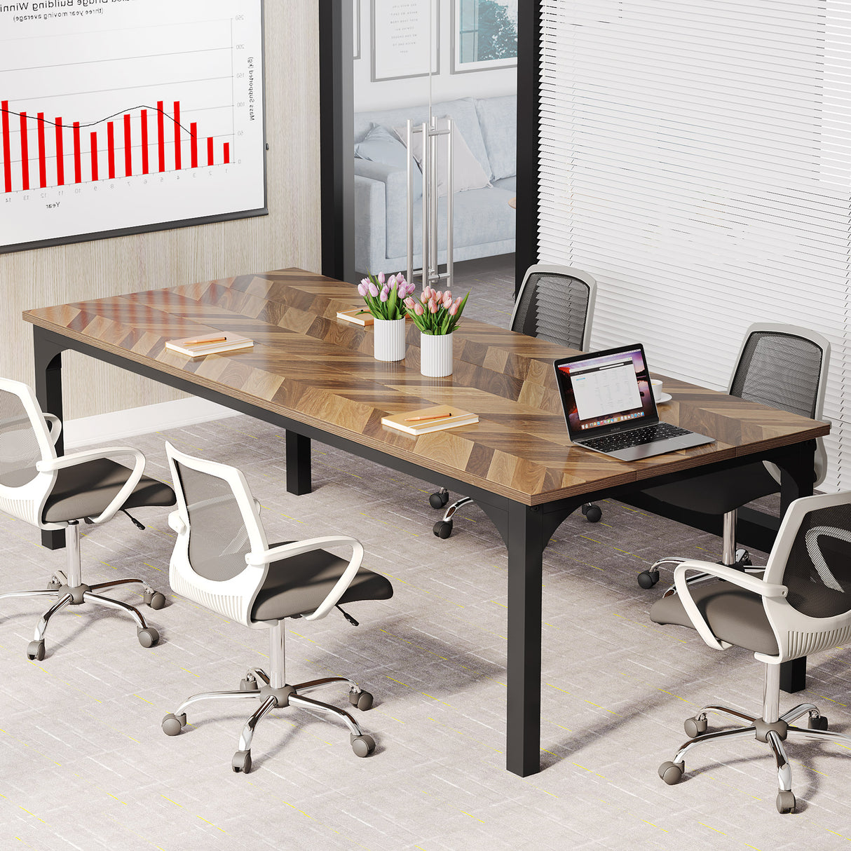 Tribesigns escritorio mueble para oficina y homeoffice HOGA-F1946