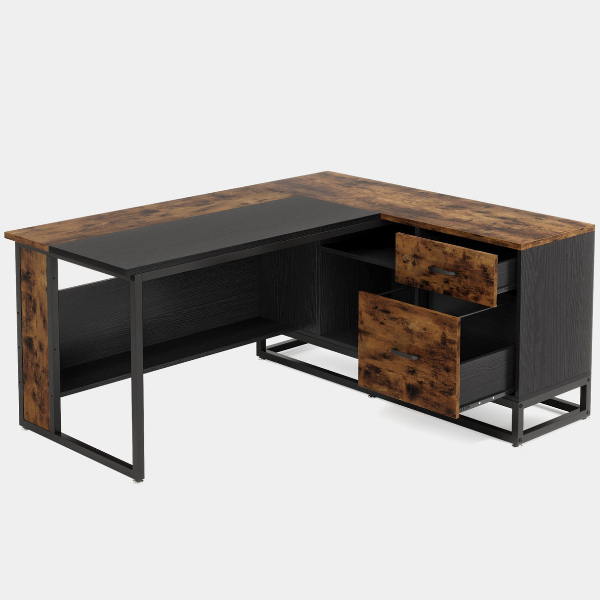 Escritorio para oficina en L Tribesigns HOGA-NY116