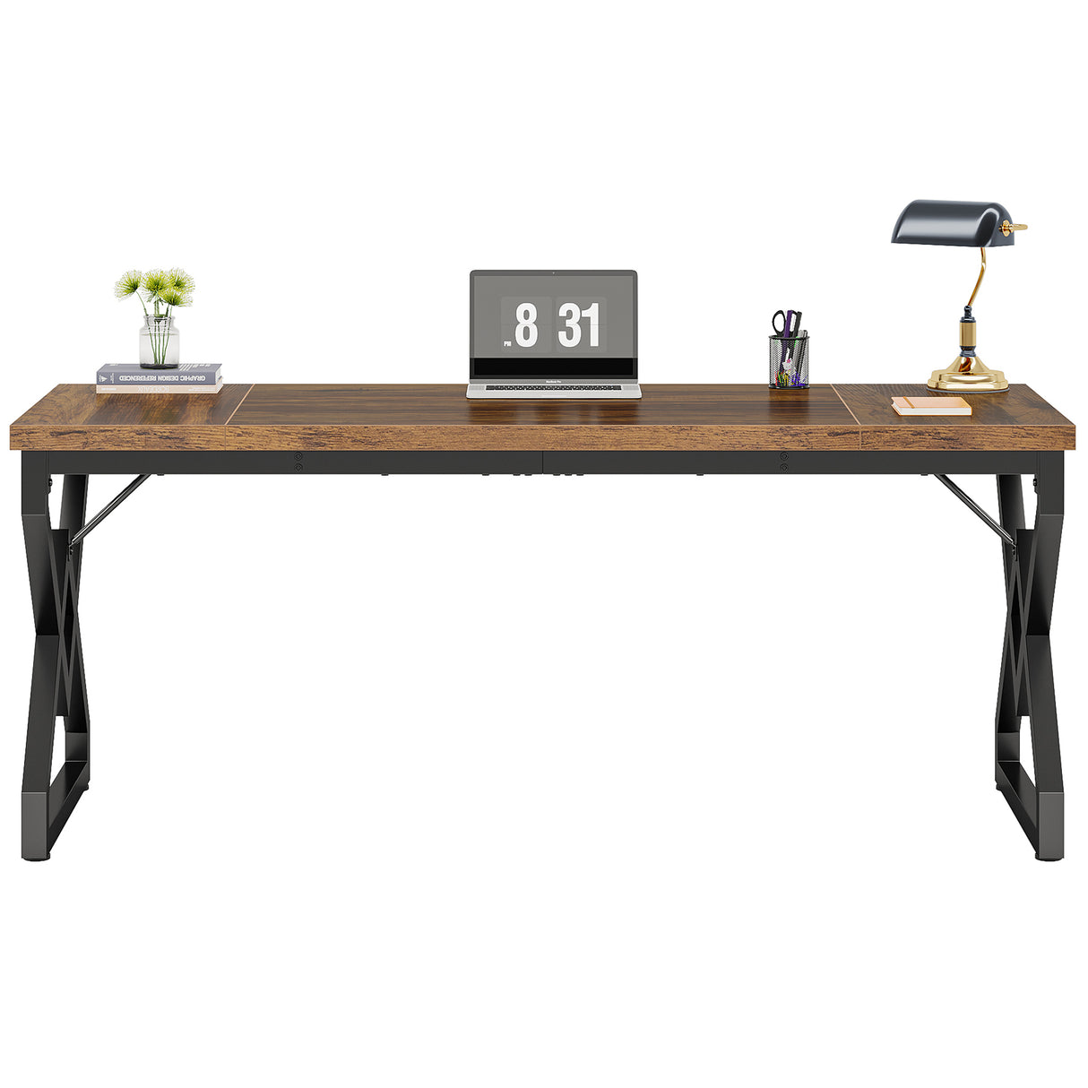 Escritorio mueble marca Tribesigns para oficina y homeoffice HOGA-XK00