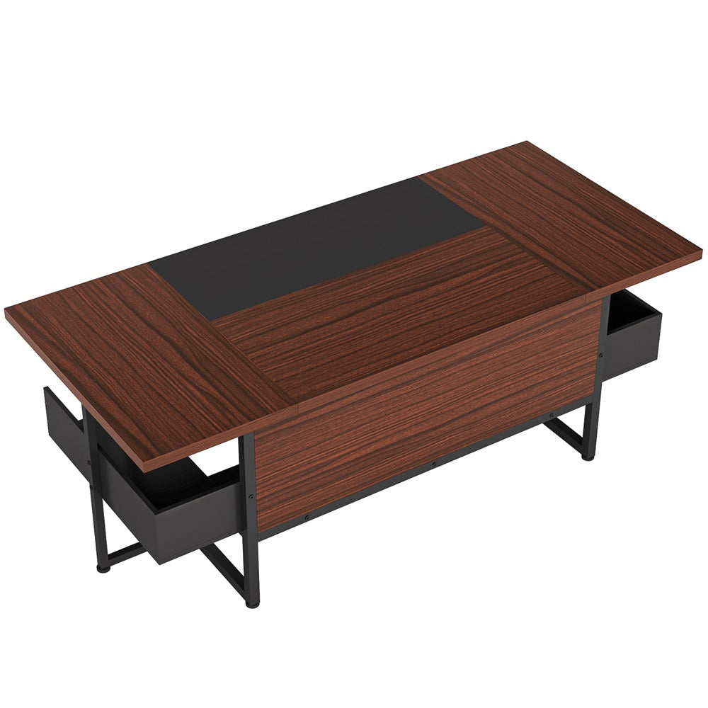 Escritorio mueble marca Tribesigns para oficina y homeoffice HOGA-XK00406