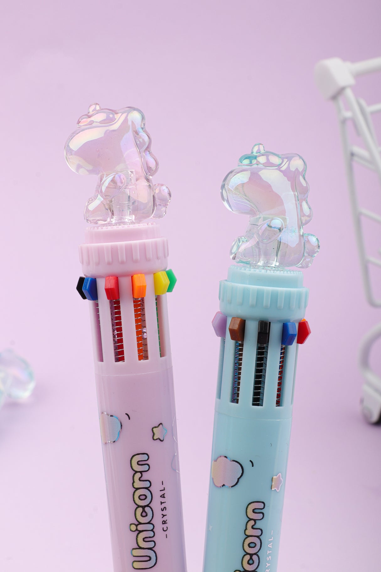 Bolígrafo de 10 Colores de Unicornio KK-7418