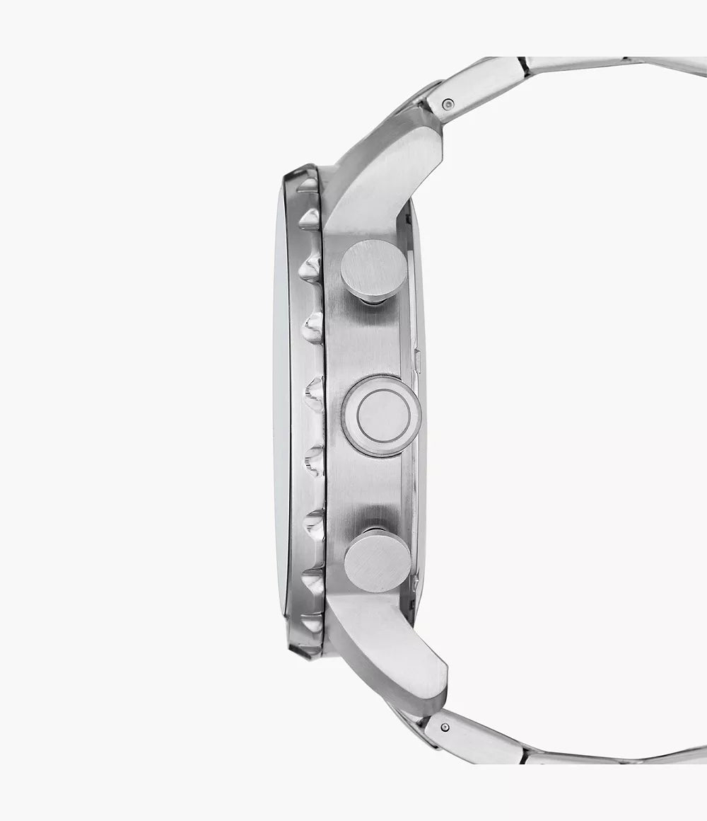 Reloj Fossil Nate de caballero pulsera de metal 50 mm