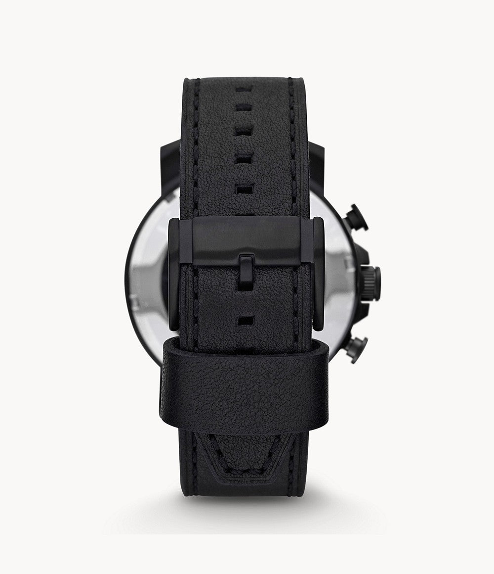 Reloj Fossil Nate de hombre correa de cuero 50 mm