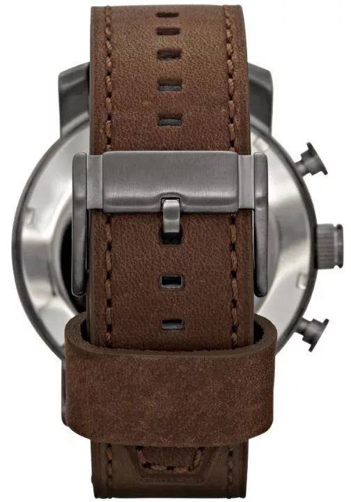 Reloj Fossil Nate de hombre correa de cuero 50 mm