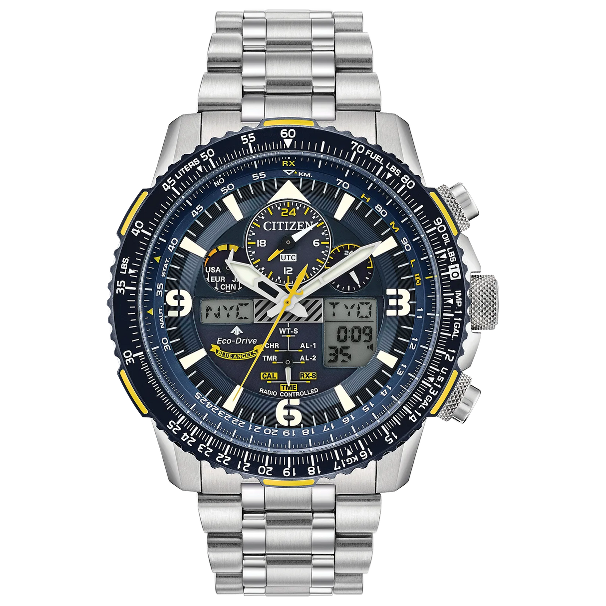 JY8078-52L Reloj Citizen Promaster Skyhawk de caballero banda de metal