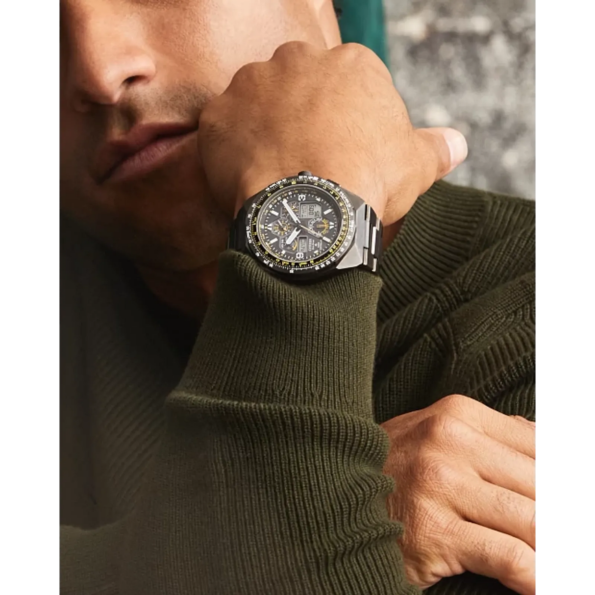 JY8127-59E Reloj Citizen Promaster Skyhawk de hombre correa de metal