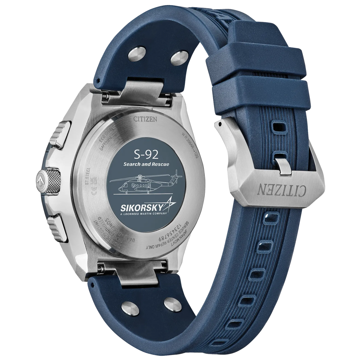 JY8156-00L Reloj Citizen Promaster Sikorsky de hombre pulsera de caucho