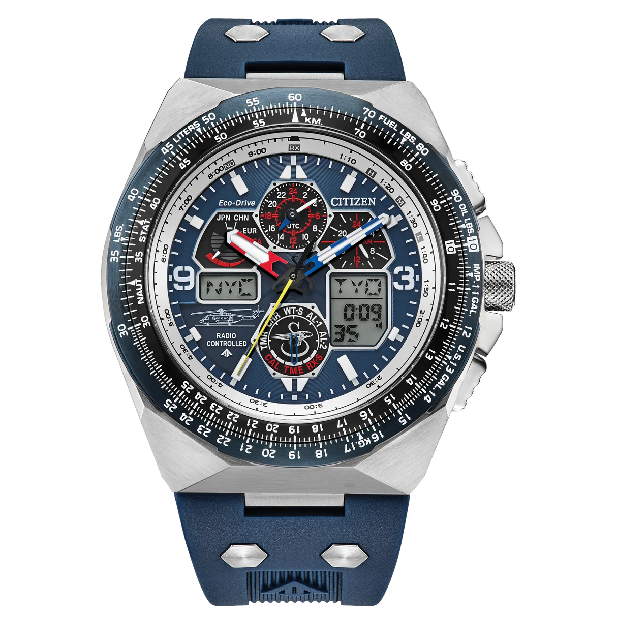 JY8156-00L Reloj Citizen Promaster Sikorsky de hombre pulsera de caucho
