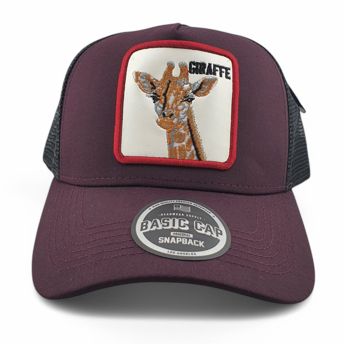 Gorras Basic Cap Con malla trasera Jirafa corinto