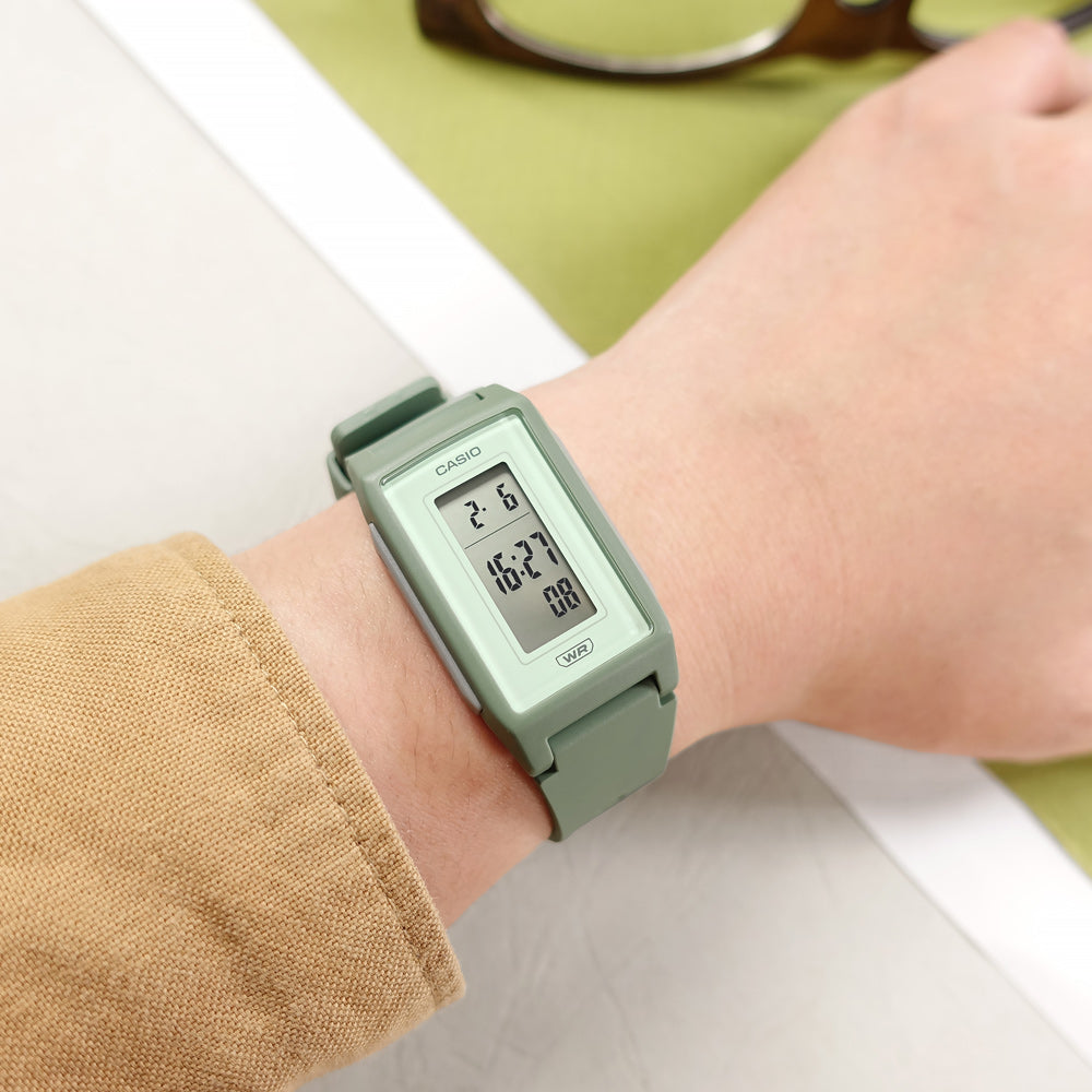 LF-10WH Casio Reloj Digital para Mujer Pulsera de Caucho