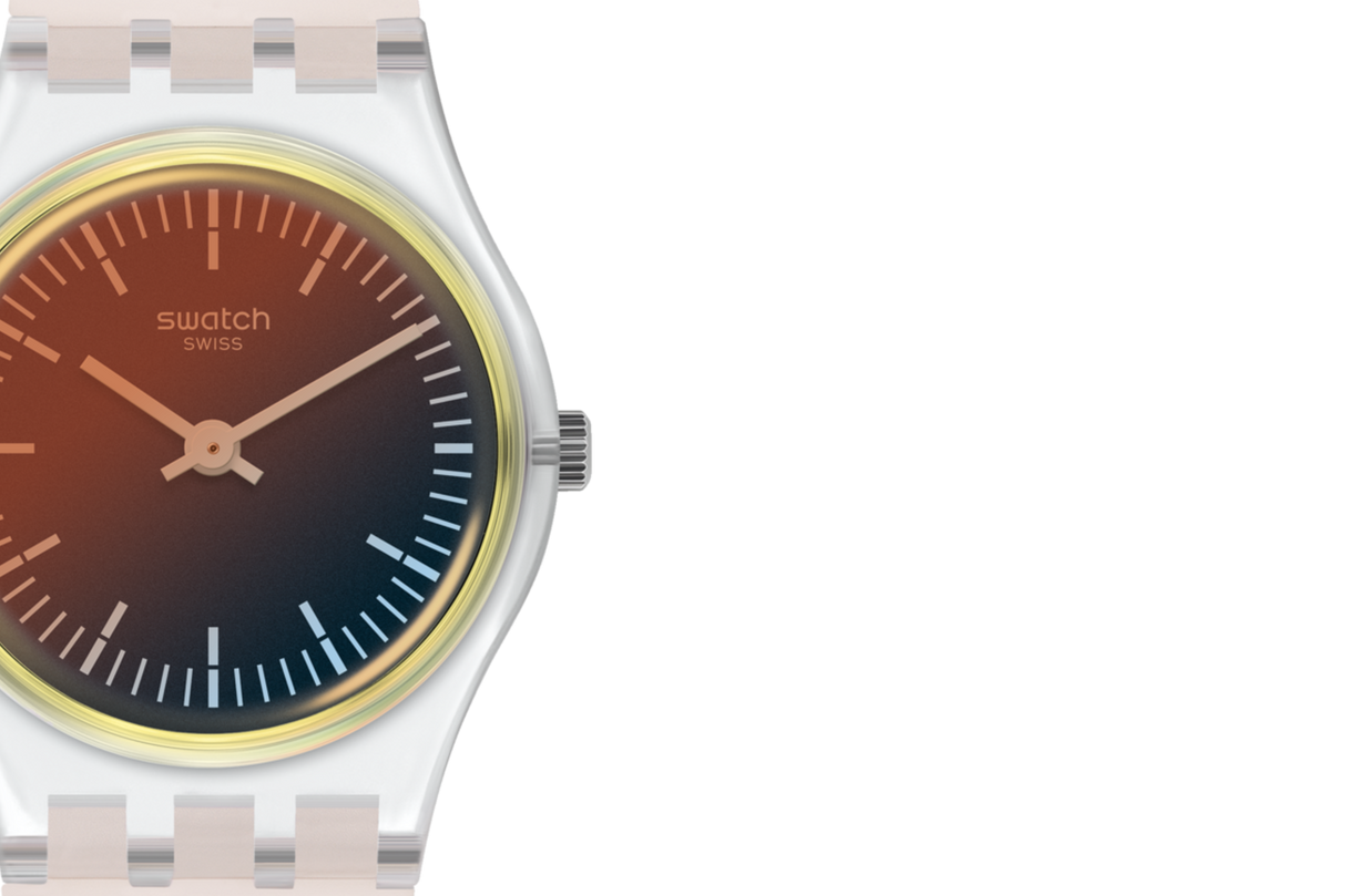 LK391 Reloj Swatch Ultra Green de mujer pulsera de resina