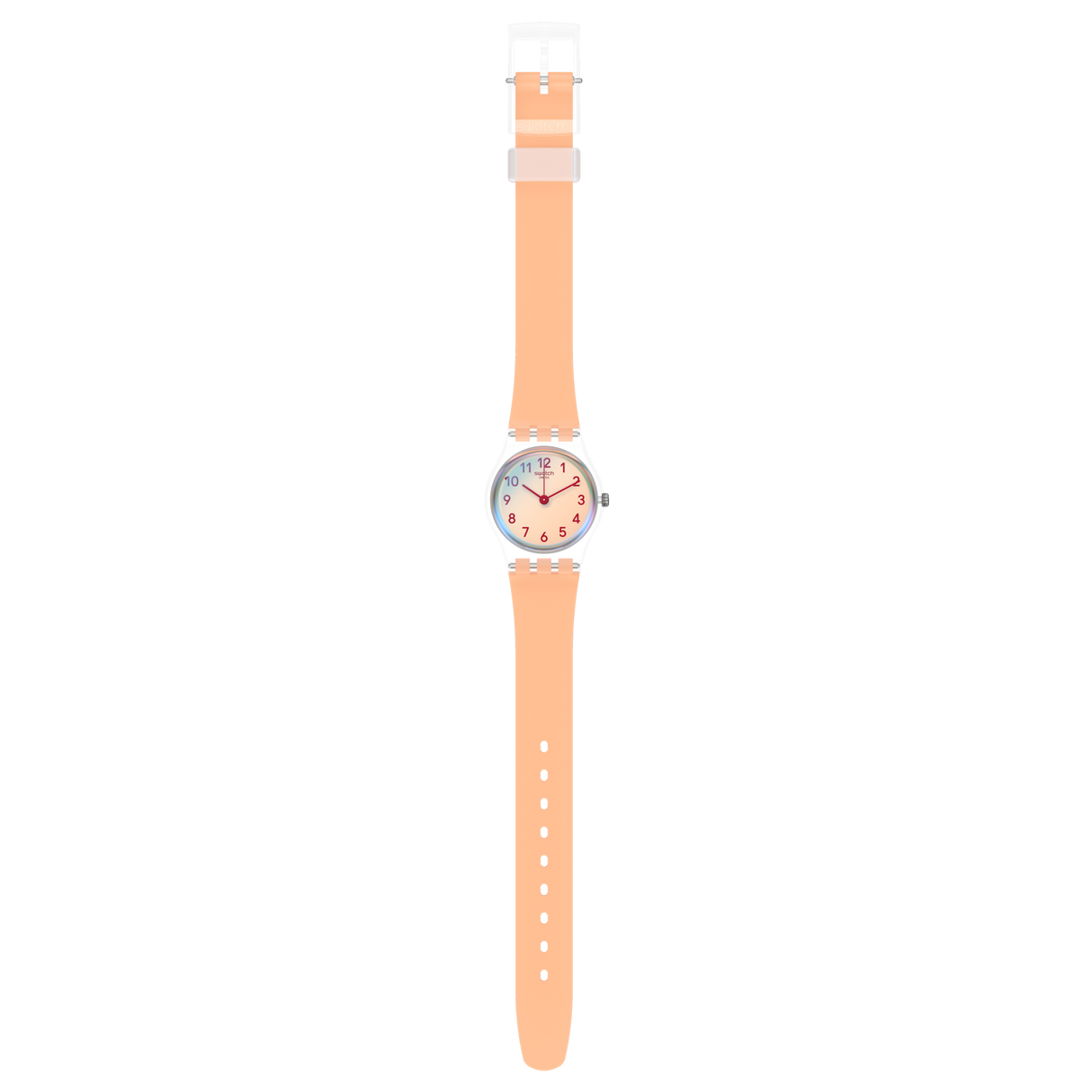 LK395 Reloj Swatch Casual Pink de dama correa de resina