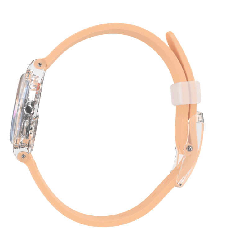 LK395 Reloj Swatch Casual Pink de dama correa de resina