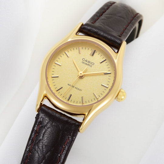 LTP-1094 Reloj Casio para Mujer Pulsera de Cuero Análogo