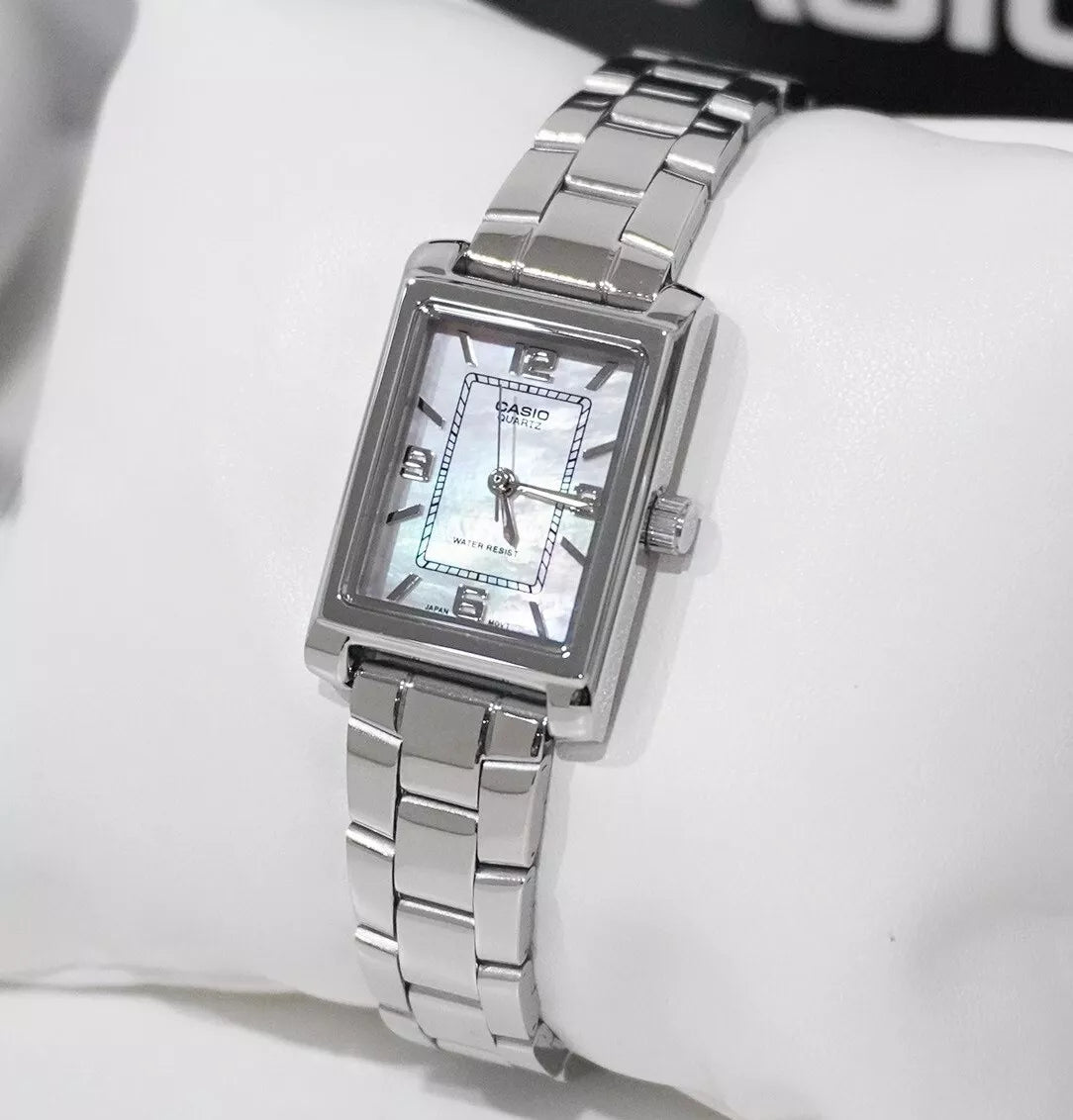 LTP-1234DD Reloj Casio para mujer pulsera de metal