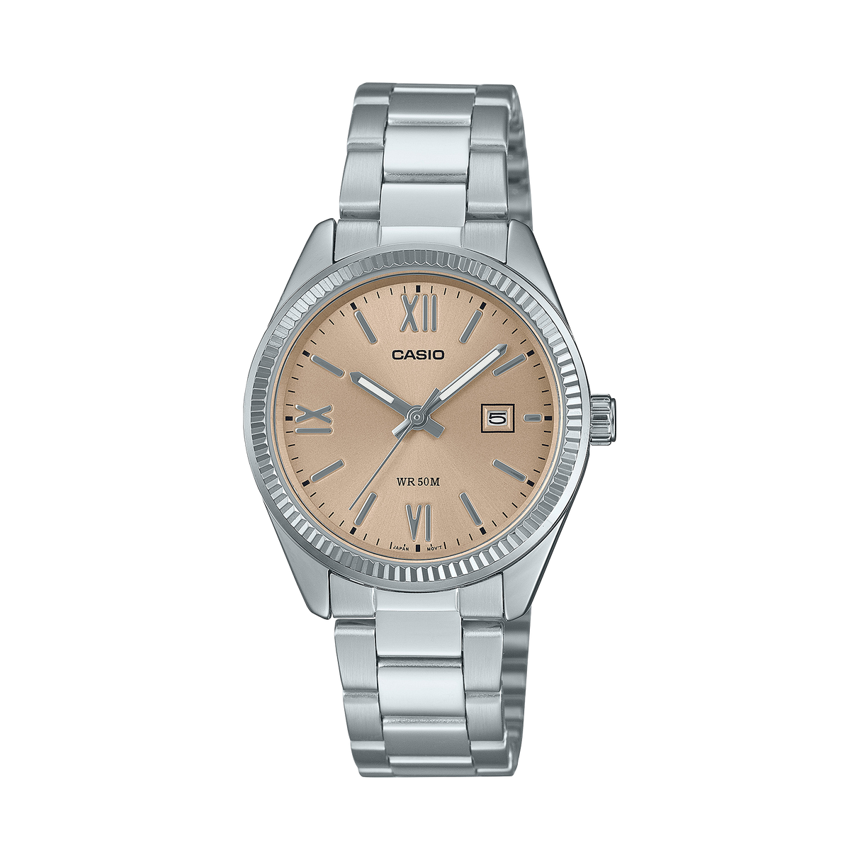 LTP-1302 Reloj Casio para Mujer Pulsera de Acero Inoxidable Análogo