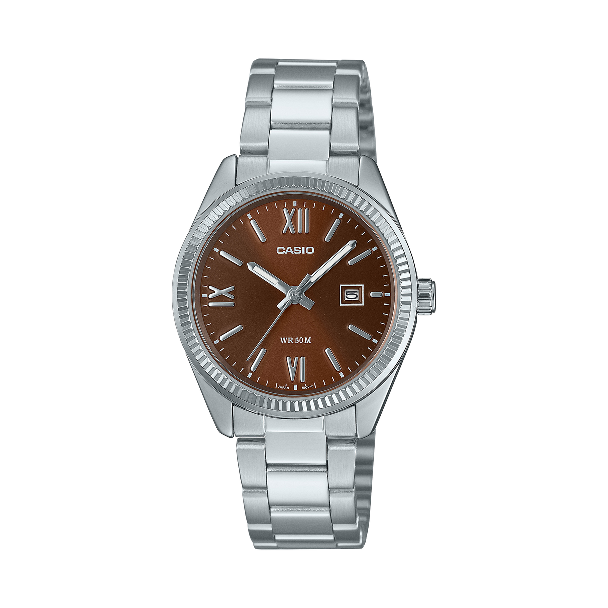 LTP-1302 Reloj Casio para Mujer Pulsera de Acero Inoxidable Análogo