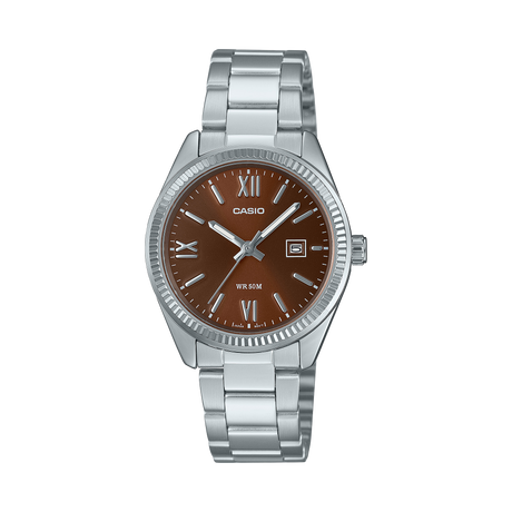 LTP-1302 Reloj Casio para Mujer Pulsera de Acero Inoxidable Análogo