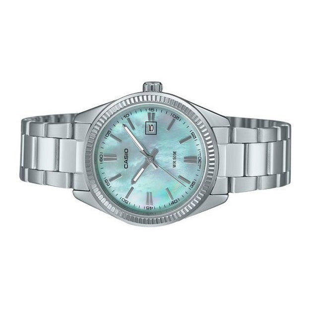 LTP-1302 Reloj Casio para Mujer Pulsera de Acero Inoxidable Análogo