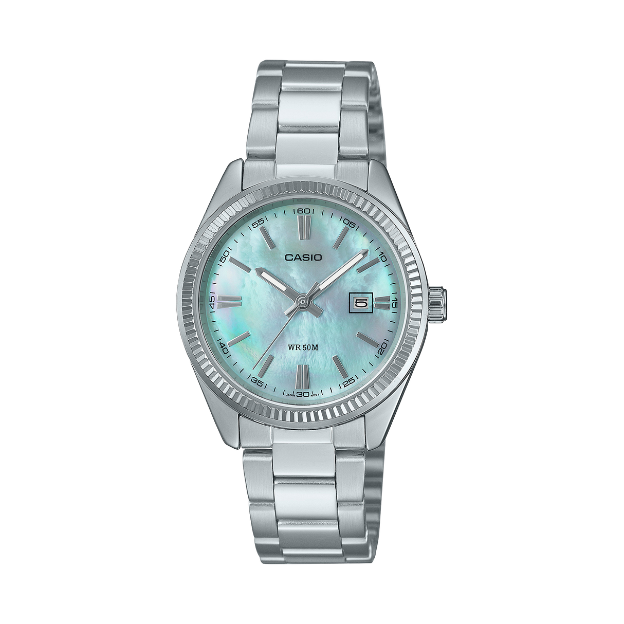 LTP-1302 Reloj Casio para Mujer Pulsera de Acero Inoxidable Análogo