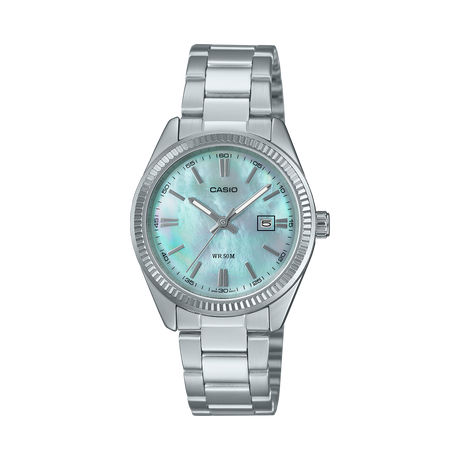 LTP-1302 Reloj Casio para Mujer Pulsera de Acero Inoxidable Análogo
