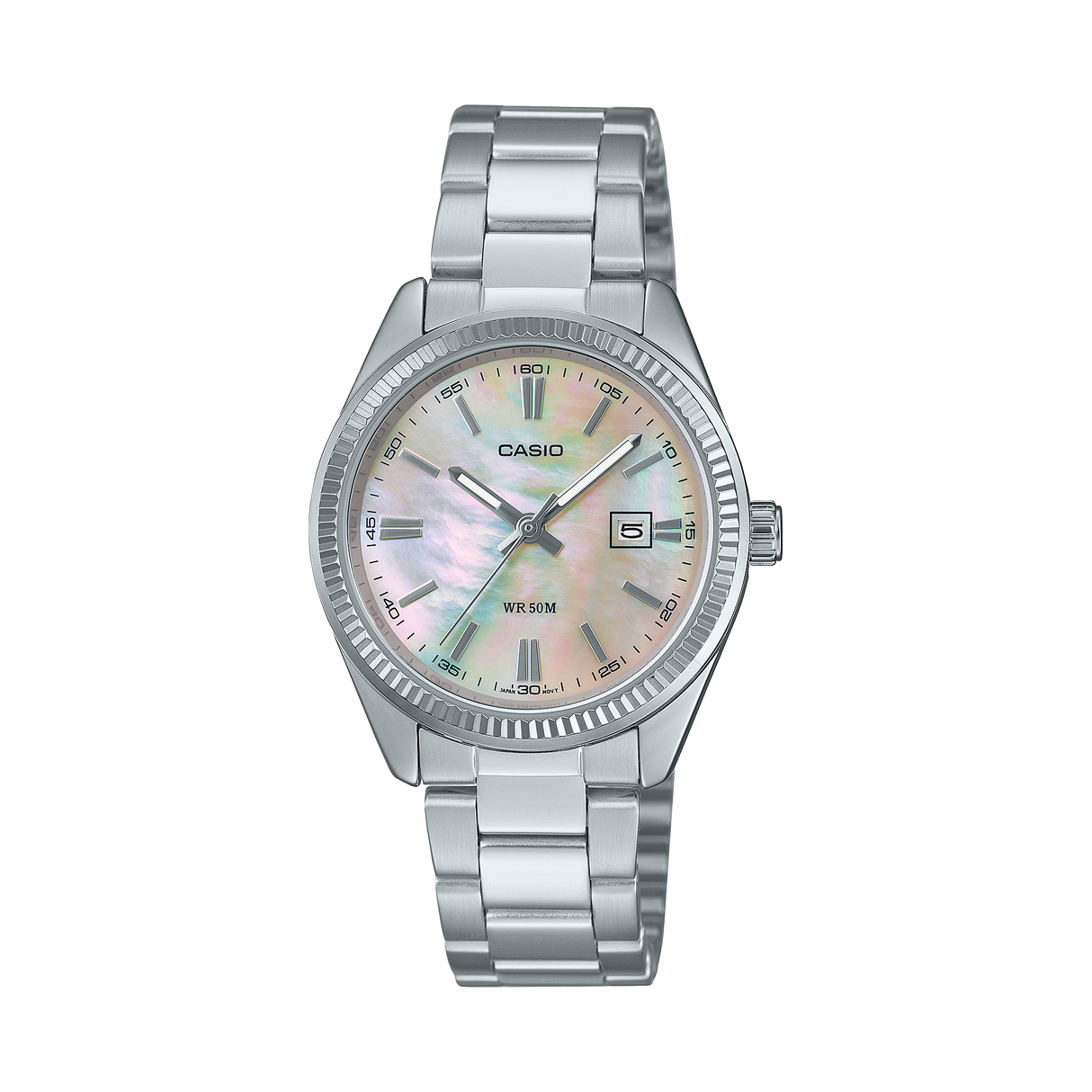 LTP-1302 Reloj Casio para Mujer Pulsera de Acero Inoxidable Análogo