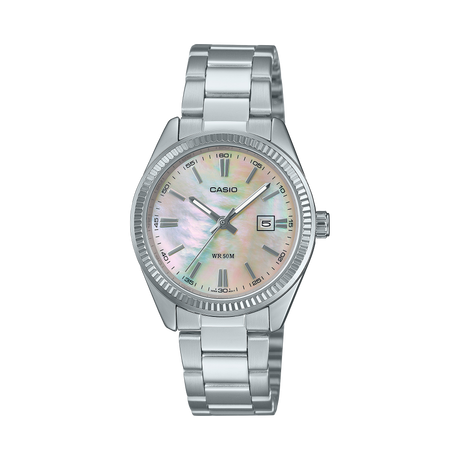 LTP-1302 Reloj Casio para Mujer Pulsera de Acero Inoxidable Análogo