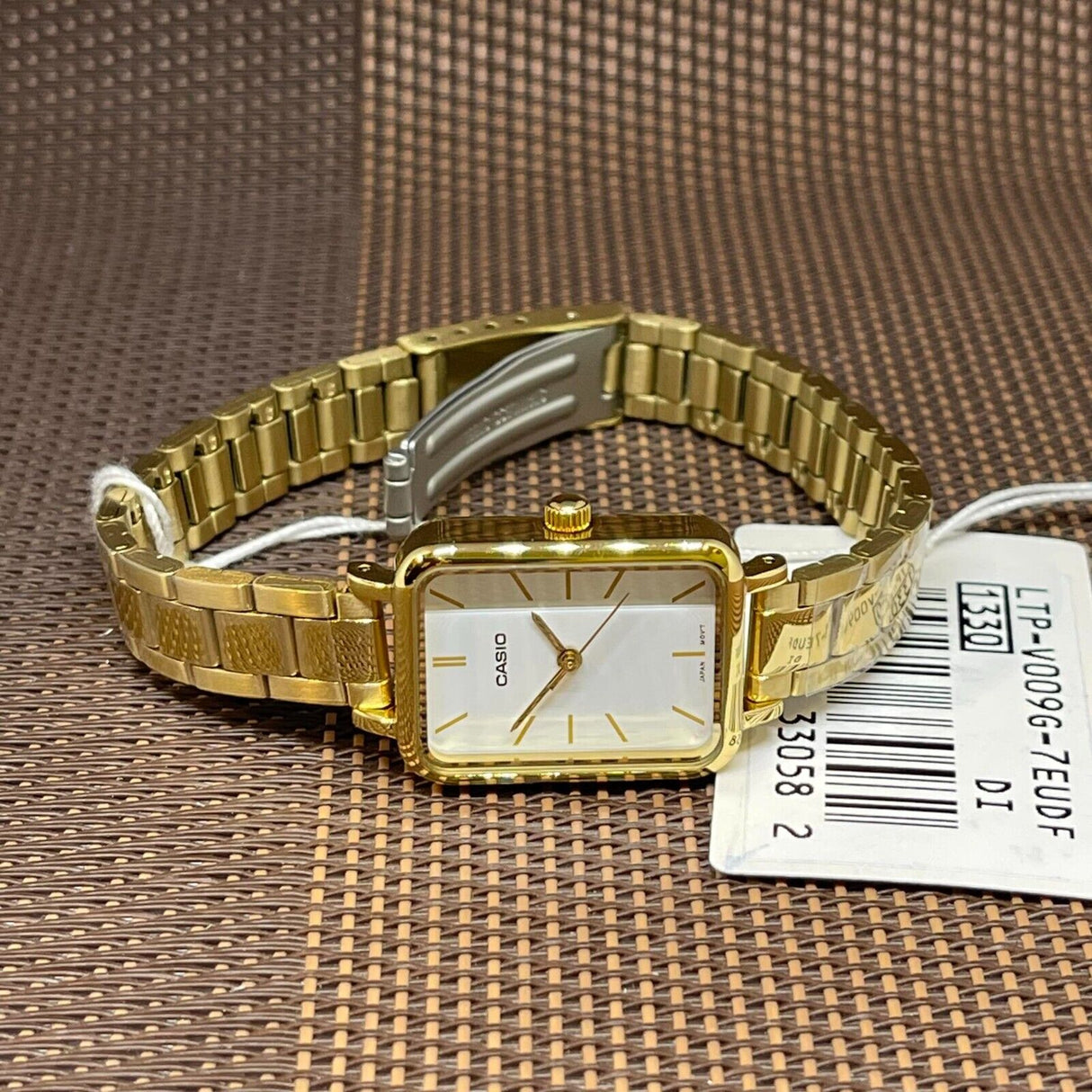 LTP-V009D Reloj Casio para Dama Pulsera de Metal Análogo