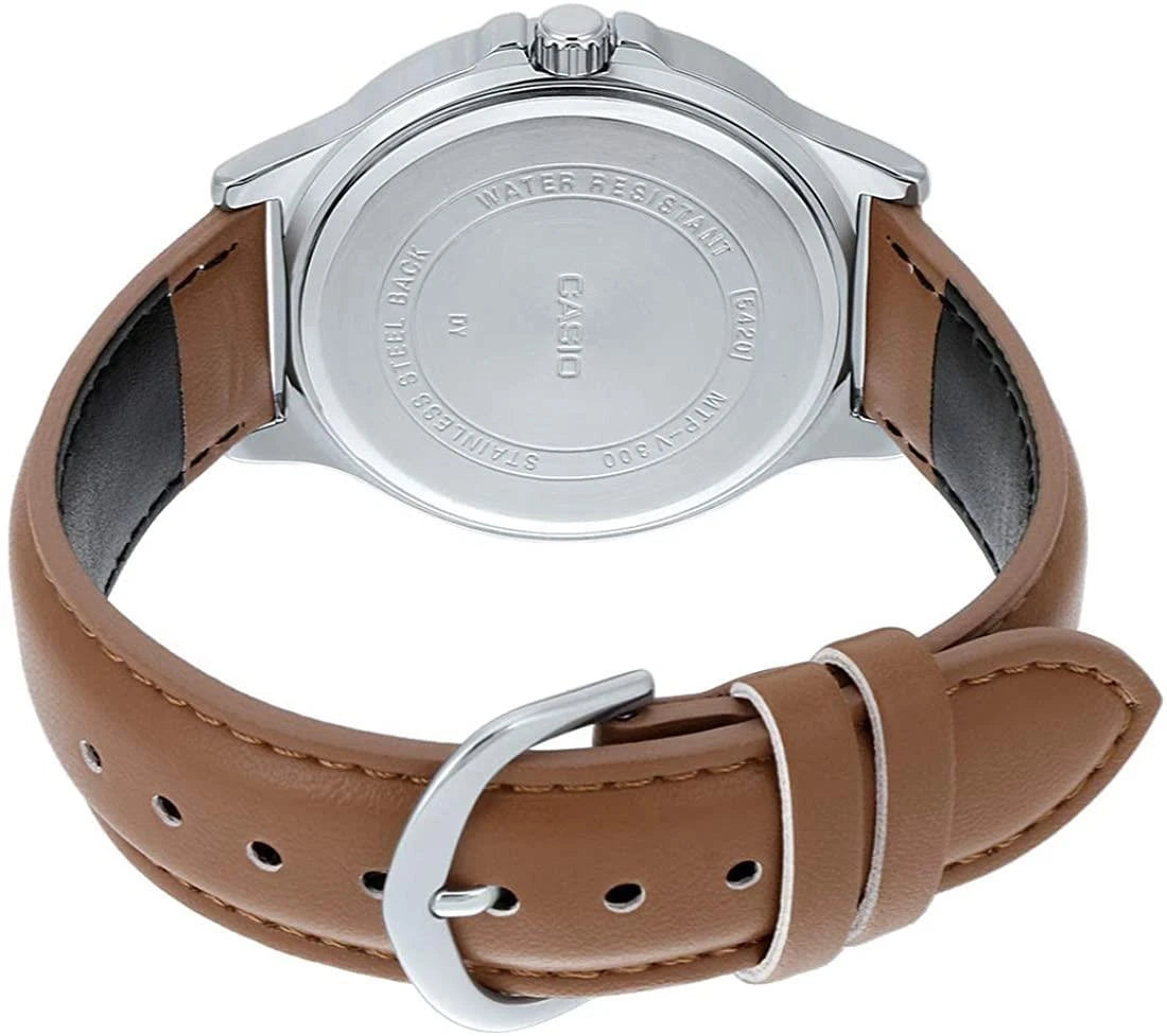 LTP-V300 Reloj Casio para Dama Pulsera de Cuero Análogo