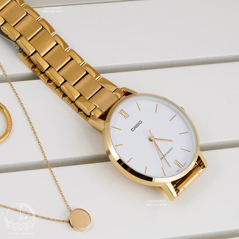 LTP-VT01 Reloj Casio para Mujer Pulsera de Metal Análogo