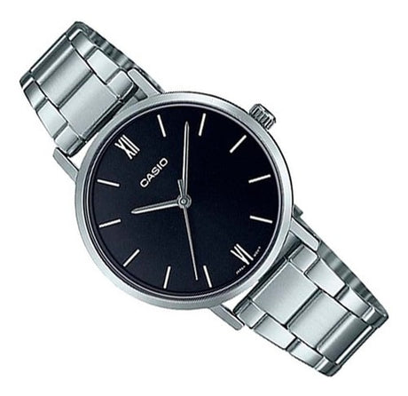 LTP-VT02 Reloj Casio para Dama Banda de Acero Inoxidable Análogo
