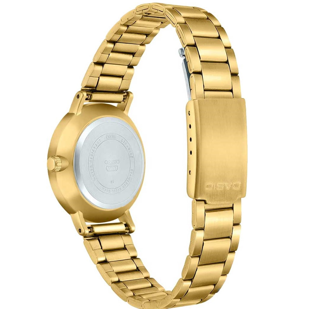 LTP-VT02 Reloj Casio para Dama Banda de Acero Inoxidable Análogo