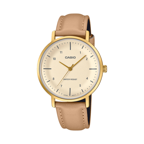 LTP-VT03 Reloj Casio para dama pulsera de cuero