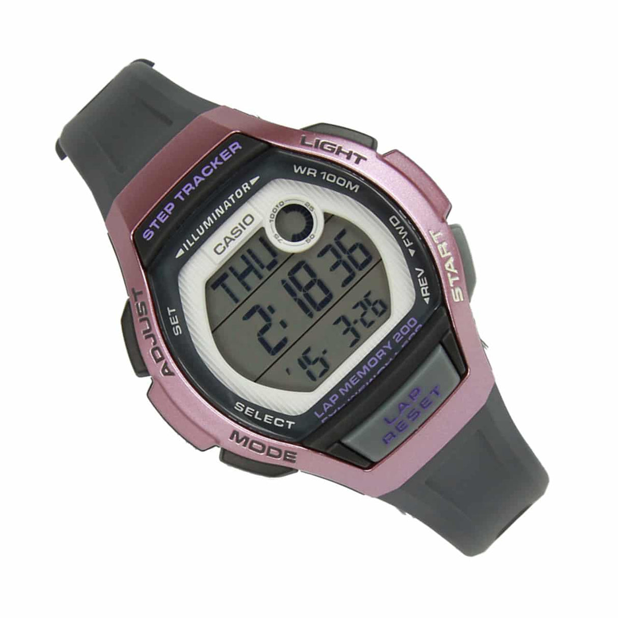 LWS-2000 Reloj Casio para Mujer Banda de Caucho Digital