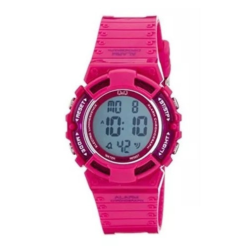 M138J Reloj QQ para dama digital pulsera de Caucho