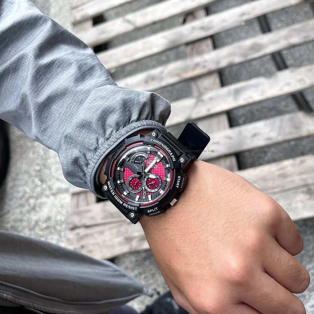 MCW-200 Reloj Casio para Hombre Pulsera de Caucho Análogo