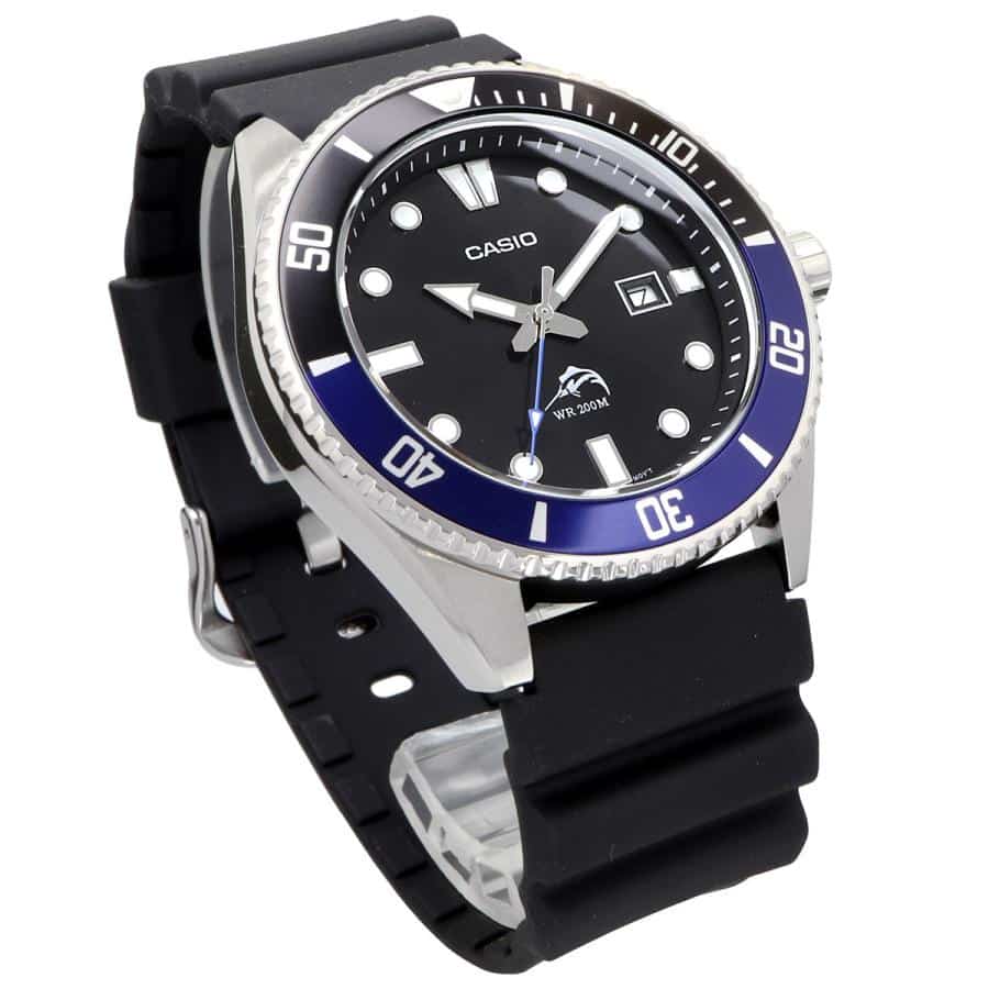 MDV-106 Reloj Casio Marlin Duro para Hombre Pulsera de Caucho Análogo