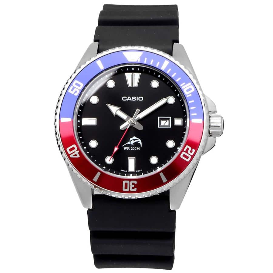 MDV-106 Reloj Casio Marlin Duro para Hombre Pulsera de Caucho Análogo