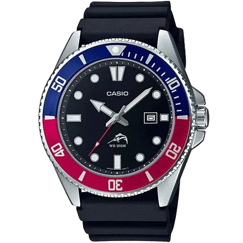 MDV-106 Reloj Casio Marlin Duro para Hombre Pulsera de Caucho Análogo