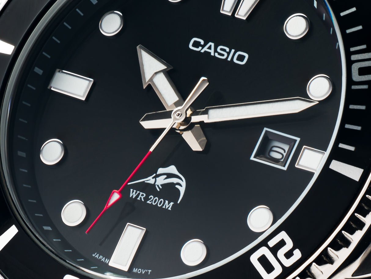 MDV-106 Casio Marlin de hombre pulsera de metal