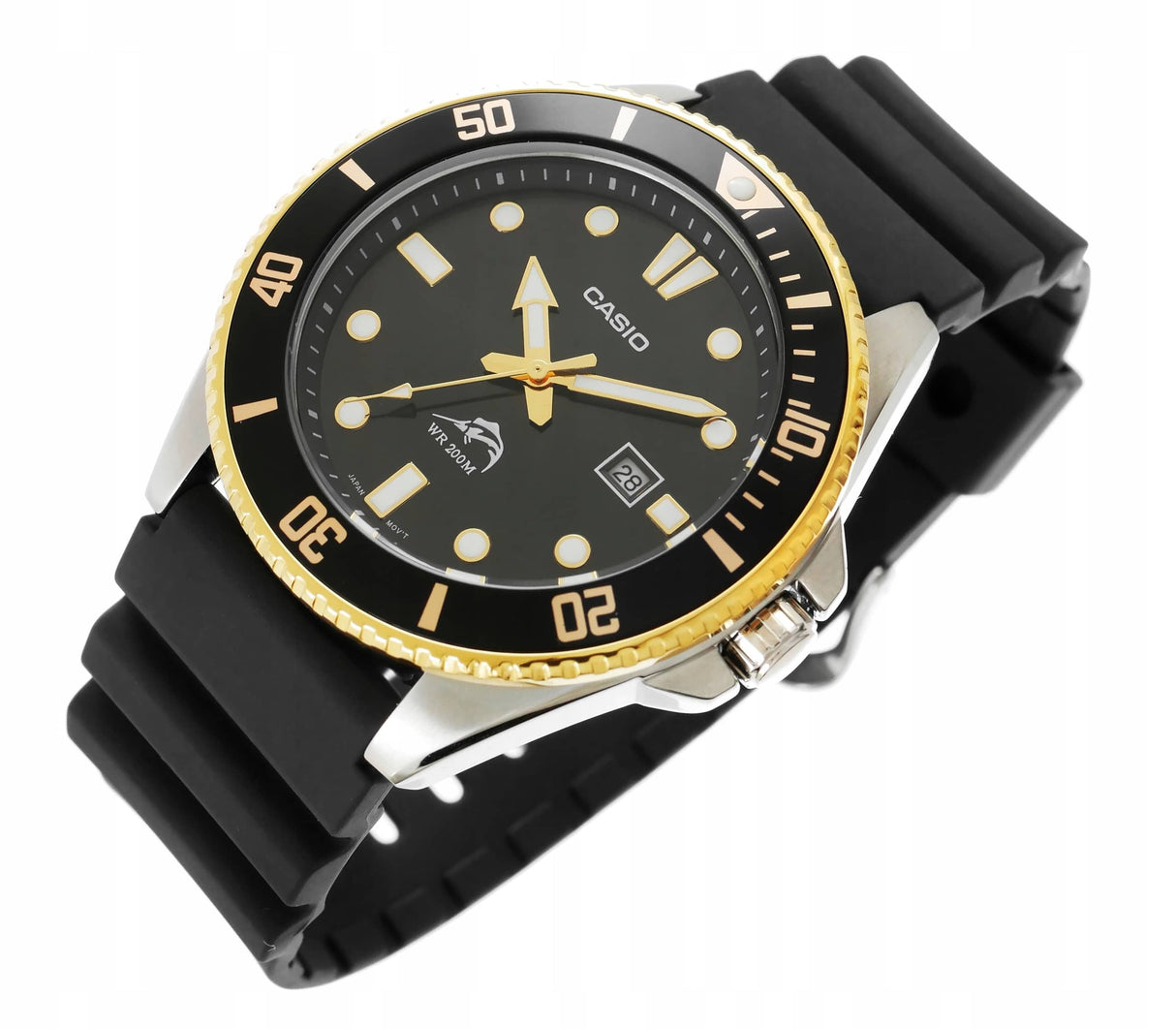 MDV-106 Reloj Casio Marlin Duro para Hombre Pulsera de Caucho Análogo